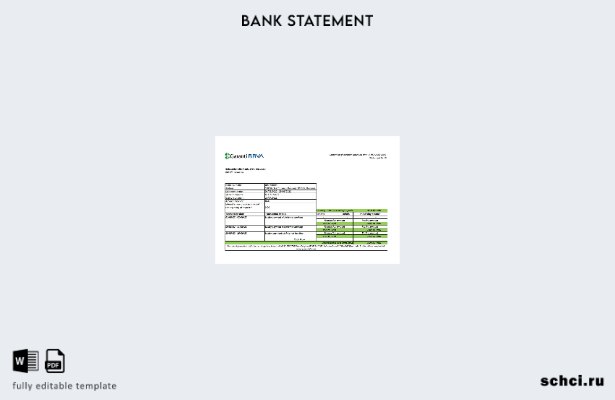 скачать цифровую версию, Румыния Garanti BBVA, шаблон Excel банковской выписки
